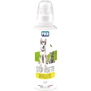 puis Spray Stop Insetti, Pulci, Zecche Zanzare per Animali Domestici 120ml