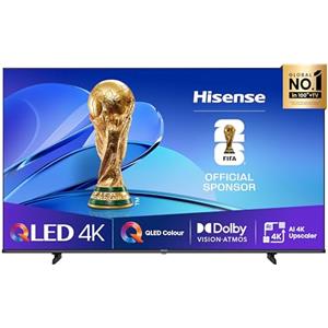 Hisense TV 58 QLED 4K 2025 58E78Q, Smart TV VIDAA U8, Dolby Vision, HDR 10+, Game Mode Plus, Dolby Atmos, Alexa Built-in, VIDAA Voice, Tuner DVB-T2/S2 HEVC 10, lativù 4K, 58'', 2025 QLED 60Hz