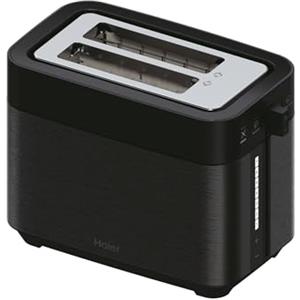 Haier Tostapane I-Master Serie 5 Haier, Acciaio Inossidabile, 2 Fessure Profonde, Leva High Lift, Programmi Dedicati, 1150 W [Nero]