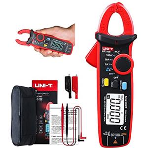 Uni-Trend UNI-T UT210E Mini Digitale Pinza amperometrica 100A CA CC Attuale Voltaggio Vero RMS Pinze Amperometro Resistenza, Capacità, Diodo Tester Multimetro con Alligatore Clip