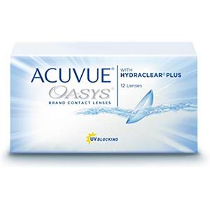 ACUVUE OASYS WITH HYDRACLEAR® PLUS - Lenti Quindicinali - Protezione UV - 12 lenti