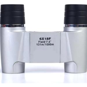 POABCVYD Binocolo. Binocolo a fuoco fisso 6x18mm, portatile, for esterni, HD, con telescopio BK7 Birdwatching