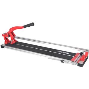 DEDRA 1152 - Tagliapiastrelle manuale, 800 mm, 80 cm, cuscinetto, profilo guida X