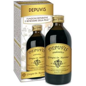 Dr. Giorgini DEPUVIS 200ml Liquido Analcolico - Integratore Depurativo con Salsapariglia, Bardana e Fumaria