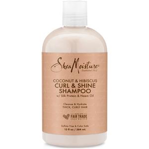 SHEA MOISTURE Coconut & Hibiscus Curl & Shine Shampoo 384ml - Shampoo Ricci Definiti