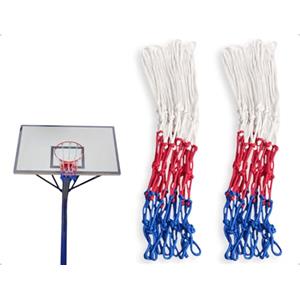 Emezddo Confezione da 2 reti da basket,rete di ricambio in nylon prova alle intemperie per canestro da basket,utilizzata per cortili scolastici,installazione interna ed esterna,parchi domestici
