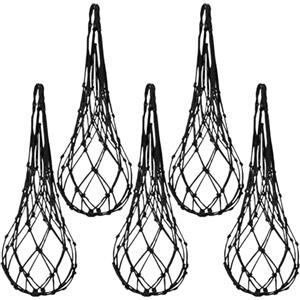 NASSMOSSE 5 amache per meloni, amache protettive per Frutta Resistenti da 60 cm, reti per Anguria Spesse, culle per meloni all'Uncinetto per Traliccio da Giardino