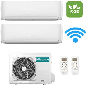 Hisense Climatizzatore Condizionatore mod. HI Comfort CF dual split 9+9 esterna 2amw35u4rgc WiFi Integrato - Inverter Pompa di Calore Classe A++ Gas R32 9000+9000 - NUOVISSIMO MODELLO!!!