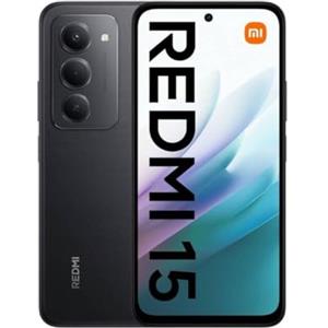 Xiaomi Redmi 15 - Smartphone von 8 + 256GB, Schwarz Midnight, Bildschirm von 6,9 120Hz, procesador Snapdragon® 685, 50MP-Kamera, 7000mAh, Keine Ladegeräte enthalten