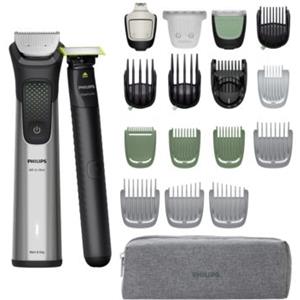Philips Series 9000 MG9557/15 - Tagliapeli e Rifinitore 20 in 1 per Uomo con OneBlade