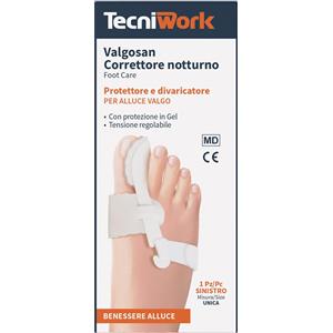 TECNIWORK SpA Correttore notturno per alluce valgo sinistro misura unica valgosan 1 pezzo - TECNIWORK - 975094350