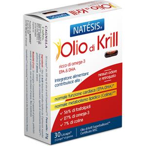 Dott. C. Cagnola Olio di Krill 30 Capsule - Ricco di Omega-3, EPA e DHA, Facile da Digerire e Senza Reflusso