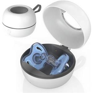 Generic Scatola di pulizia del ciuccio - custodia per sterilizzatore della luce UV, lavatrice portatile impermeabile | Portatore di protezione per il posizionatore ortodontico del ciuccio per, cannucc