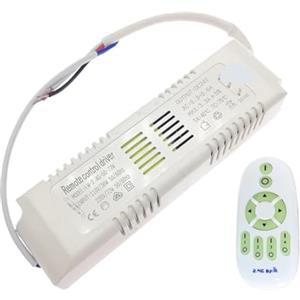 HTYBXM 1 pz Driver remoto 24V Alimentatore 2.4G for striscia LED bicolore 24V Dimmer Cambio colore Ingresso 220V Uscita 24V CA 110V con telecomando CA 220V con telecomando (150W CA 110V con telecomando)(60-7