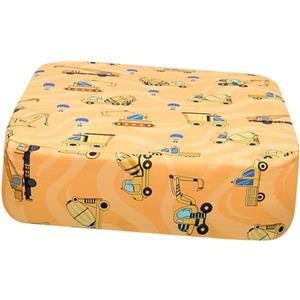 Monozoz Rialzo per bambini, con fondo antiscivolo, per sedia da cucina, lavabile, design con cintura di sicurezza, comodo rialzo per bambini