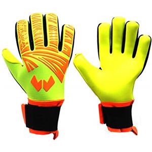 WALTER Guanti da Portiere Professionali Modello Piper (8,5, Giallo Fluo/Orange)
