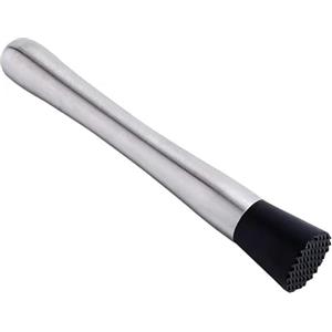 PIQIUQIU Muddler in Acciaio Inossidabile per Cocktail, Pressa per Lime Schiacciapatate Muddler Caipirinha Mescolatore