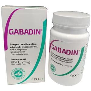 Gabadin Gabadin Integratore Per Sistema Nervoso Con Citicolina Gaba Magnesio 30 Compresse
