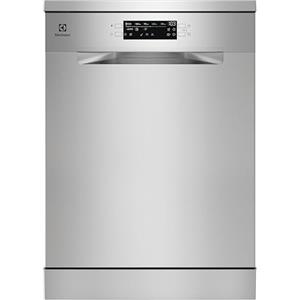 Electrolux ESA48400SX, Lavastoviglie Serie 300 AirDry 60 cm, 14 coperti, Classe C, Tecnologia Air Dry, Cestello Superiore QuickLift, Programma MachineCare per pulizia della lavastoviglie stessa