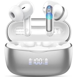 Dbasne AI Cuffie Traduzione Simultanea,Traduttore Istantaneo Vocale per 63 Lingue, 3-in-1 Bluetooth 5.3 with APP, Molteplici Modalità di Traduzione IPX7 Impermeabile ideali per Viaggi, Studio e Lavoro