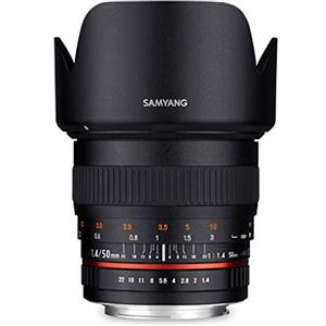 Samyang Obiettivo Samyang MF 50mm F1,4 compatibile con Sony E, accessori macchina fotografica