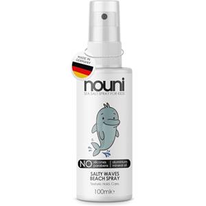 nouni Sea Salt Spray per bambini - Styling Spray per onde naturali - con sale marino e glicerina - senza profumo, vegano, senza siliconi - Lacca Leave-in per capelli sensibili - 100 ml
