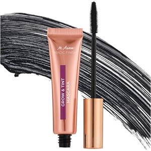 M. Asam MAGIC FINISH Grow & Tint Mascara Deep Black (12ml) - Mascara con siero crescita & effetto tinta, trattamento ciglia per più lunghezza & volume, Ciglia definite & naturalmente più scure, Vegan