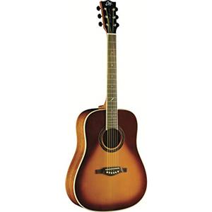 EKO GUITARS - ONE D150 VINTAGE BURST Chitarra Acustica Dreadnought serie ONE, top Abete laminato,Fasce e Fondo in Mogano Sapeli laminato, manico in Mogano, Finitura Gloss, Scala 650mm, Colore Sunburst