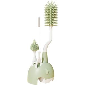 Generic Set di bocchette da biberon - Setole in silicone morbido, manico ergonomico | consente una pulizia senza, raggiungendo gli angoli | per tazze sippy, glitter e parti di tiralatte