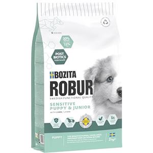 Bozita Robur Sensitive Grain Free Puppy Agnello - Cibo Secco per Cuccioli Senza Cereali, 3 kg