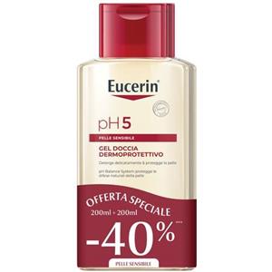 Eucerin pH5 Gel Doccia Dermoprotettivo 200 ml - Deterge e Protegge il Microbioma della Pelle