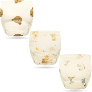 Aolso Cotone Mutandine di Apprendimento per Bambino,3PCS Pantaloni da Vasino,Pannolini Lavabili Riutilizzabile Copripannolino Neonato, Taglia 110