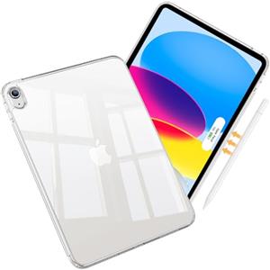 ProCase Trasparente Cover per iPad A16 11 Generazione 11 Pollici 2025/iPad 10 Generazione 10,9 Pollici 2022, Custodia Copertura Posteriore Sottile Leggera -Trasparente