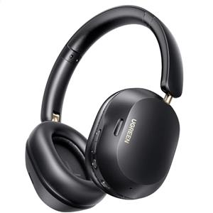 UGREEN HiTune Max5c Cuffie Bluetooth Over-Ear con Cancellazione Attiva del Rumore Adattiva, Bluetooth 5.4, Suono Spaziale, Hi-Res Sound, EQ nell'App, 75 Ore di Autonomia, Connessione Duale (Nero)