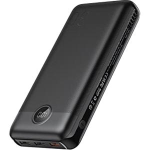 VEGER Power Bank 30000mAh, 20W Ricarica rapida caricatore portatile con LED Display, USB C Powerbank con 2 Ingressi e 4 Uscite per iPhone 14/13/12/11/Pro Samsung Huawei iPad Smartphone Tablet Switch