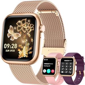 TAOLOON Smartwatch Donna con Effettua orologio Chiamate: 1.83"Smart watch con Bluetooth5.2 Contapassi Sonno 123+ Modalità Sportivo Fitness Tracker IP68 impermeabile WhatsApp Notifice Compatibile Android iOS