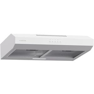 Klarstein - Cappa aspirante da 60 cm, cappa aspirante con filtro d'alluminio lavabile in lavastoviglie, silenziosa cappa a scarico, 200 m³/ora di flusso d'aria, efficienti cappe a parete con LED