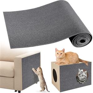 Gimars Tiragraffi Divano,Autoadesivo Tabella Tiragraffi per Gatti, Protezione Divano Graffi Gatto, Facile da Tagliare 200cm×40cm