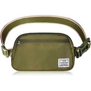 DMLuna Piccola borsa a tracolla da donna alla moda, leggera, per donne e uomini, mini marsupio con cinghia regolabile per corsa, allenamento, viaggi