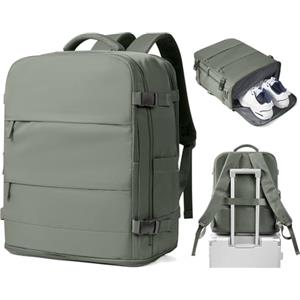 SZSYCN Zaino da Viaggio con Sottovuoto Ryanair 40x30x20 Wizzair Borse da Cabina per Ryanair 40x20x25 Bagaglio a Mano Sottovuoto con pompa,Zaino Casual per Laptop