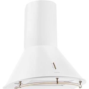 Klarstein Lumio Primo - Retro cappa aspirante, cappa aspirante, scarico/aria ricircolata, 3 gradini, filtro in alluminio, 430 m³/h, Acciaio inox, 75cm di guida, Larghezza: 60cm, Bianco