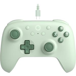 8Bitdo Ultimate 2C Wired Controller for Windows PC and Android, with 1000Hz Polling Rate, Hall Effect Joysticks and Hall Triggers, and Remappable L4/R4 Bumpers (Green)