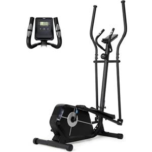 Novonova Cyclette Ellittica da Casa con 8 Livelli di Resistenza, Schermo LCD con Supporto per Smartphone, Ellittica Professionale per Casa con Passo di 280 mm, NV-9304