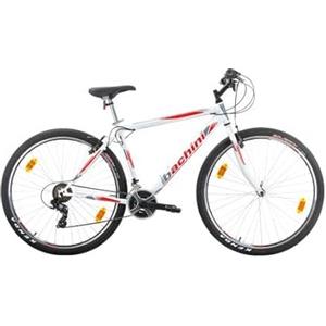 Multibrand Distribution Multibrand, PROBIKE PRO 29, 29 pollici, 483mm, Mountain bike, Unisex, 21 velocità (Bianco Rosso Opaco)