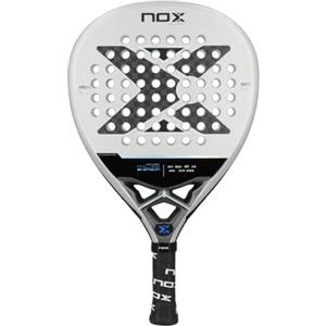 NOX - ML10 Shotgun 12K Luxury Series, Teardrop Paddle Racchetta per Controllo e Potenza, Livello Avanzato e Competizione, 12K Carbon Face e HR3 Nero EVA Numero, Superficie Liscia