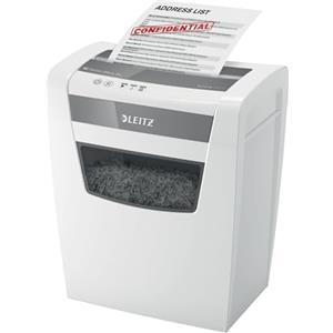 Leitz IQ, Distruggidocumenti Home Office P4, 12-10 Fogli A4 (70-80 gr/mq), Taglio a frammento, Sicurezza P4, Capacità 23 litri, Tecnologia Anti-Inceppamento e Touch-Control - 80090000