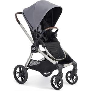 Baby Jogger City Sights - Passeggino compatto con seduta reversibile, chiusura rapida one-hand, sospensioni su tutte le ruote, cappottina UV50+, colore Dark Slate, portata fino a 22 kg