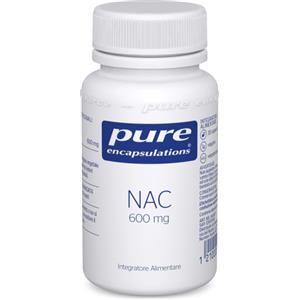 Pure Encapsulations NAC 600mg - Integratore Alimentare Ipoallergenico per il Benessere delle Vie Aeree