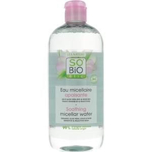 SO'BiO étic - Acqua Micellare Idratante Biologica con Aloe Vera e Rosa per Pelli Sensibili - 500 ml