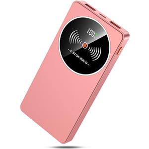 Nllosa Power Bank 10000mAh, 22.5W Powerbank Ricarica Rapida, 3A Leggero Caricatore Portatile per iPhone 16 15 14 13 12 11 Samsung Xiaomi Android iOS, USB C Input & Output Pawer.Bank Portatile